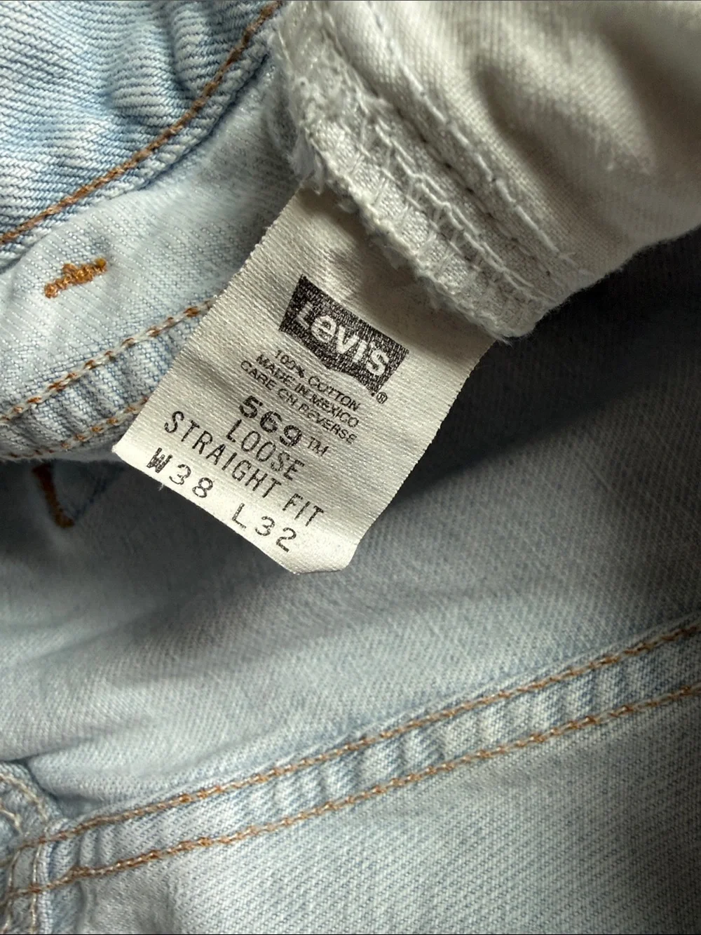 Levi's 569 Light Wash Relaxed Straight Men’s Jeans